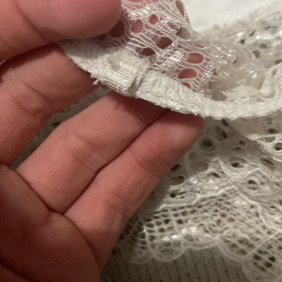 lacy white bralette - Picture 7 of 8